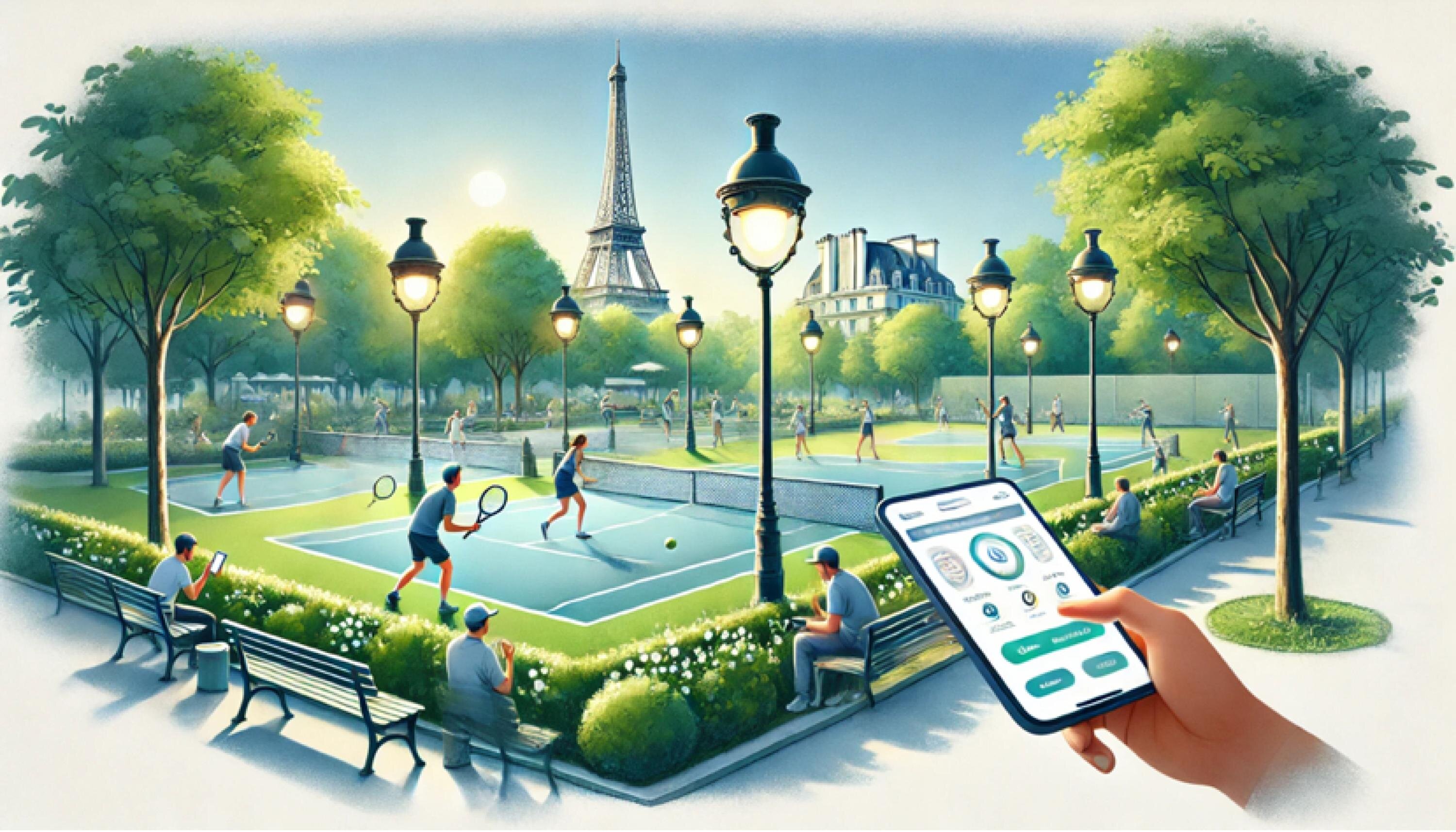 Paris Connect Tennis photo de couverture